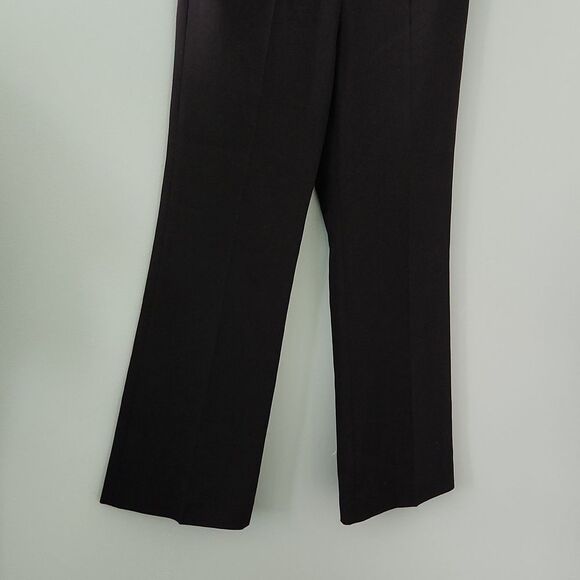 NWT RED VALENTINO Velvet-trimmed grain de poudre flared pants - Picture 6 of 15